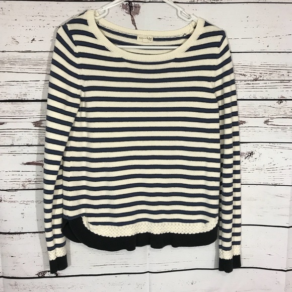 Maison Jules Sweaters - 🍭Maison Jules | Blue and White Stripe Sweater